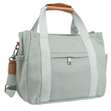 Large Canvas Tote Bag with Multiple Pockets for Women & Men, Cute Crossbody Shoulder Bag Casual Hobo Messenger Purse Handbag