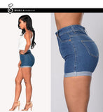 GOOSUDU Cross-Border Supply  HOTan and NEWn New Women's Clothes  Wish Popular Denim Shorts Curling Sexy Hot Pants