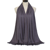 Elegant Warm Hijab Shawl - Versatile Windproof Maxi Scarf, Durable Yarn-Dyed Wrap for Stylish Comfort