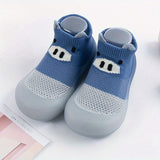 Newborn Infant Baby Toddler Boys Girls Cartoon Breathable Lightweight Sock Shoes For Spring And Summer