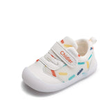 Baby Boys Colourful Polka Dot Trainers With Rubber Soles And Non-slip Anti-bumping Toes Infant Toddler Shoes, Spring And Fall