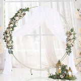 1-Panel Wedding Arch Draping Fabric Curtain - Colorful, Sheer, 26" x 197" Backdrop Curtain for Wedding Ceremony, Party, Ceiling Decor, and Home Decor