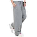 Men Sweatpants Hip Hop Dance Mens Trousers Pants Casual Joggers Loose Pants Wide Leg Male Clothing Spring Autumn Bottoms XXXXL PLus Size