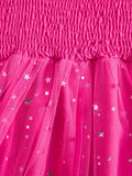 Elegant Girls' Sequin Tutu Dress: Spring/Summer Comfort, Durable Material - Perfect for Birthdays & Holidays