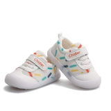 Baby Boys Colourful Polka Dot Trainers With Rubber Soles And Non-slip Anti-bumping Toes Infant Toddler Shoes, Spring And Fall