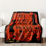 1 Pc Witch Blanket Halloween Throw Blankets For Women Witch Flannel Fleece Blankets For Couch Sofa Bed Chair Decor Halloween Decorations Blanket 60x80in, Soft Flannel Throw Blanket