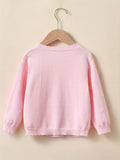 Girls Charming Beaded Solid Knit Cardigan - Soft Cotton, Cozy Button Down, Thin & Versatile for All Seasons