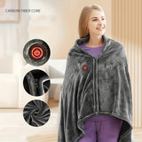 Electric Heating Blanket (59.06x31.5x0.59inch) USB Charging And Heating Blanket, Flannel Single Person Warm Shawl, Three Speed Temperature Control Adjustment, Suitable For Office Lunch Break, Outdoor Travel, Car Travel, And Warmth Preservation