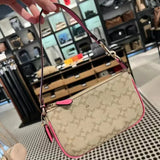 NOLITA shoulder bags purses designer woman handbag cute casual clutch letter zippy leather designer bag classic simplicity strawberry flower xb139