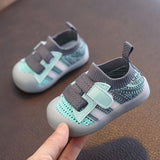 Casual Comfortable Woven Shoes For Baby Boys Girls, Breathable Non-slip Walking Shoes For Indoor Outdoor