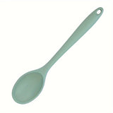 1pc Premium Silicone Spoon - Ladles for Cooking, Mixing, Serving, and Salad Preparation - Heat Resistant, Non-Stick, and Easy to Clean Kitchen Essential