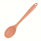 1pc Premium Silicone Spoon - Ladles for Cooking, Mixing, Serving, and Salad Preparation - Heat Resistant, Non-Stick, and Easy to Clean Kitchen Essential