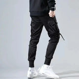 Mens Pants Streetwear Black Harem Joggers Male Cargo Hip Hop Casual Pockets Sweatpants Oversized Fashion Trousers 230310