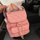 Designer Backpack C Bag Designer Bag Backpack Luxury Bag Women Bag Back Bag Classic Diamond Stripe Bag Hobo Bag Chain Fashion Shopping Wallet Real Leather