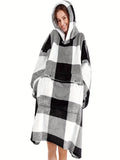 Blanket Hoodie Women & Men, Premium Sherpa Fleece Oversized Hoodie Blanket, Wearable Blanket Hoodie Birthday Gifts