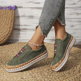 Women's Hollow Out Design Sneakers, Casual Slip On Outdoor Shoes, Lightweight Low Top Loafers