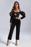 goosudu Anneka Puff Sleeve Jumpsuit