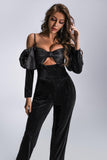 goosudu Anneka Puff Sleeve Jumpsuit