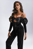 goosudu Anneka Puff Sleeve Jumpsuit