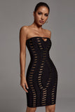 goosudu Bryony Bandage Mini Dress