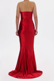 goosudu Emmanuelle Strapless Maxi Dress