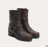 Aieru Winter New Style Men's Shoes Hot Style Retro Middle Tube Men's Boots Casual Men's Shoes Mens Boots  Men Shoes  Shoes for Men