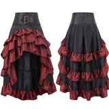 goosudu  New Halloween Costumes for Women Adult Medieval Dress Vintage Renaissance Ruffle Skirt Carnival Performance Middle Ages Dresses