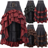 goosudu  New Halloween Costumes for Women Adult Medieval Dress Vintage Renaissance Ruffle Skirt Carnival Performance Middle Ages Dresses