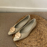 woloong New Spring Flats Ballerina Shoes Fashion Brand Pointed Toe Shallow Slip On Flat Ballet Shoes Female Loafer Zapato