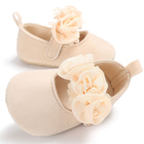 woloong Infant Newborn Soft Sweet Mary Jane Baby Shoes Kids Wedding Party Dress Footwear Children Princess First Walker Baby Girl Shoes