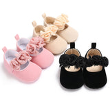 woloong Infant Newborn Soft Sweet Mary Jane Baby Shoes Kids Wedding Party Dress Footwear Children Princess First Walker Baby Girl Shoes