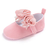 woloong Infant Newborn Soft Sweet Mary Jane Baby Shoes Kids Wedding Party Dress Footwear Children Princess First Walker Baby Girl Shoes