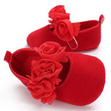 woloong Infant Newborn Soft Sweet Mary Jane Baby Shoes Kids Wedding Party Dress Footwear Children Princess First Walker Baby Girl Shoes