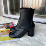 goosudu Luxury Brand Designer Split Toe Ankle Boots New Fashion Chunky Round High Heels Women Boots Winter Tabi Shoes Short Boots