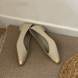 woloong New Spring Flats Ballerina Shoes Fashion Brand Pointed Toe Shallow Slip On Flat Ballet Shoes Female Loafer Zapato