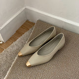 woloong New Spring Flats Ballerina Shoes Fashion Brand Pointed Toe Shallow Slip On Flat Ballet Shoes Female Loafer Zapato
