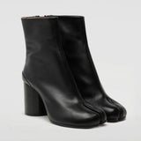 goosudu Luxury Brand Designer Split Toe Ankle Boots New Fashion Chunky Round High Heels Women Boots Winter Tabi Shoes Short Boots