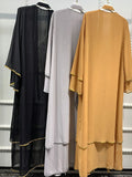 New Arrivals Abaya For Ladies Islamic Turkey Fashion Womem Clothing Robe Dubai Abaya Middle East Fashion Kimono