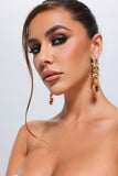 goosudu Hollie Rhinestone Earrings