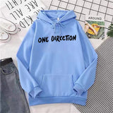 New letter Graphic One Direction Merch Harajuku Aesthetic Women Pullover Hoodie Sweatshirt Streetwear Clothes