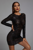 goosudu Jojo Cutout Mini Bodycon Dress - Black