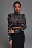 goosudu Kiana Pearl Long Sleeve Set - Black