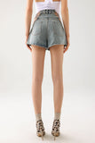 goosudu Lerae Chains Denim Shorts