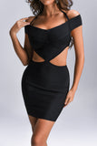 goosudu Lusya Cutout Mini Bandage Dress