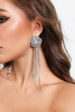 goosudu Meryl Rose Tassel Earrings