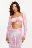 goosudu Moto Gradient Chain Bikini Set