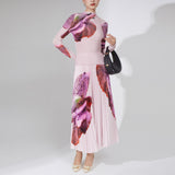 2025 Change the picture, OEM processing, custom fashion women's clothing, personalized suit, autumn clothing, new pleated top, skirt two-piece set