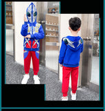 Autumn Ultraman Clothes Boys Spring and Autumn Suits  New Boys Children Spider-Man Fashionable Children's Clothing