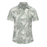 GOOSUDU Cross-Border Men's Summer Hawaiian Printed Short-Sleeved Shirt Source Factory Dingzhi