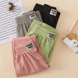 Children's Ice Silk Anti Mosquito Pants Girls' Summer Thin Boys' Pants Baby Korean Style Loose Western Style Bloomers Outer Wear